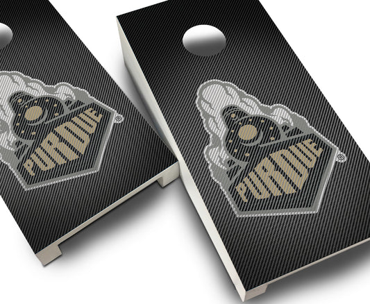 "Purdue Slanted" Tabletop Cornhole Boards