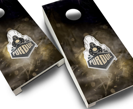 "Purdue Smoke" Tabletop Cornhole Boards