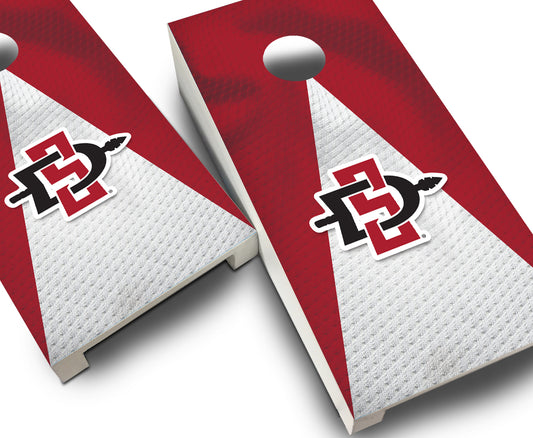 "San Diego State Jersey" Tabletop Cornhole Boards