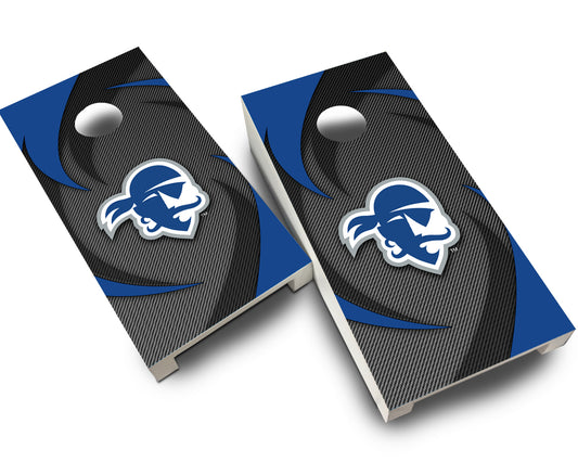 "Seton Hall Swoosh" Tabletop Cornhole Boards