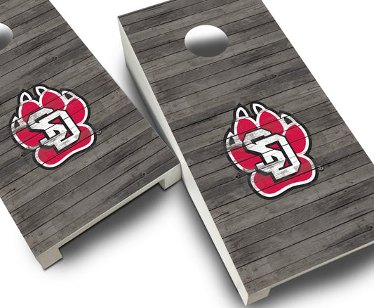 "South Dakota Distressed" Tabletop Cornhole Boards