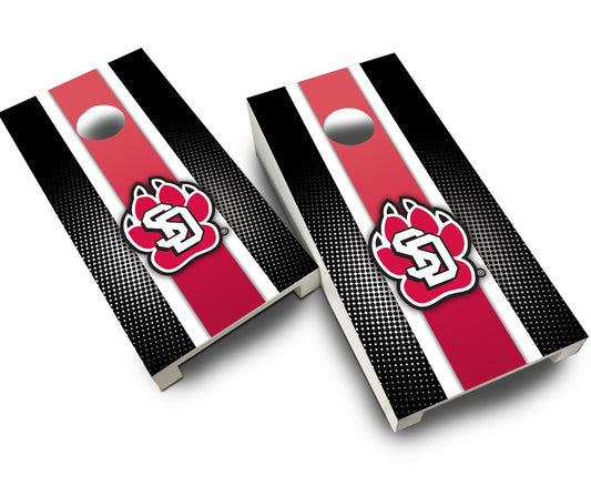 "South Dakota Striped" Tabletop Cornhole Boards