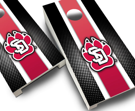 "South Dakota Striped" Tabletop Cornhole Boards