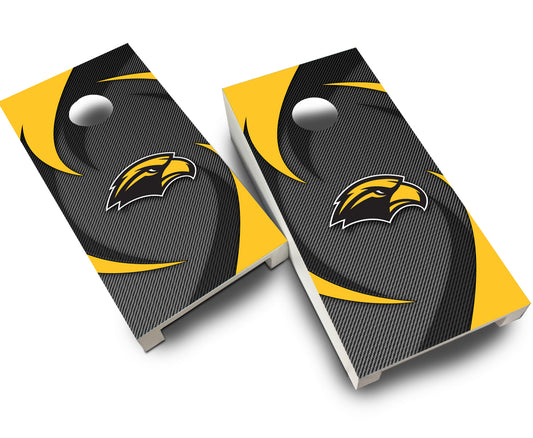 "Southern Miss Swoosh" Tabletop Cornhole Boards