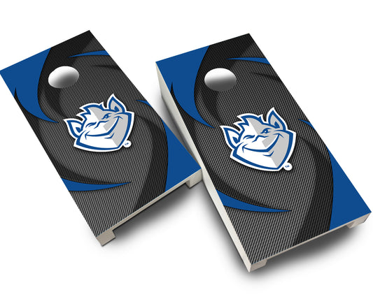 "St. Louis Swoosh" Tabletop Cornhole Boards