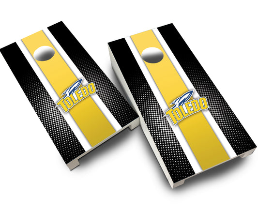 "Toledo Striped" Tabletop Cornhole Boards