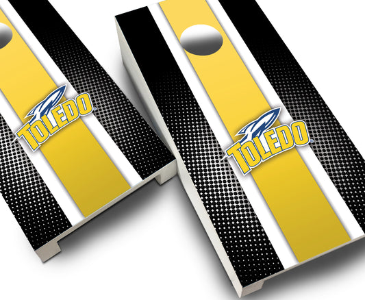 "Toledo Striped" Tabletop Cornhole Boards