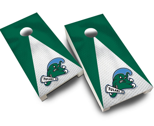 "Tulane Jersey" Tabletop Cornhole Boards