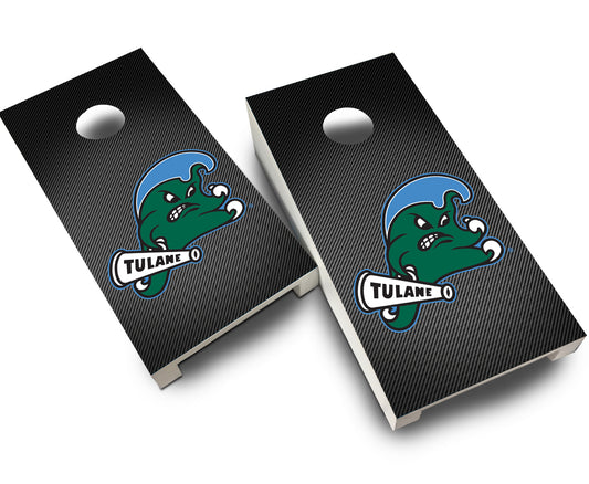 "Tulane Slanted" Tabletop Cornhole Boards