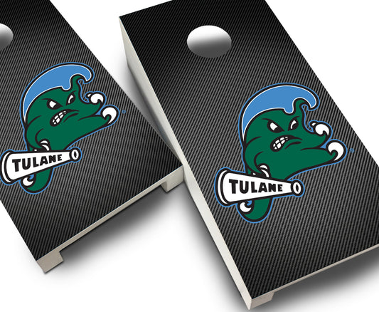 "Tulane Slanted" Tabletop Cornhole Boards