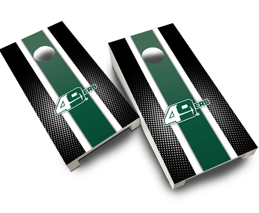 "UNC Charlotte Striped" Tabletop Cornhole Boards