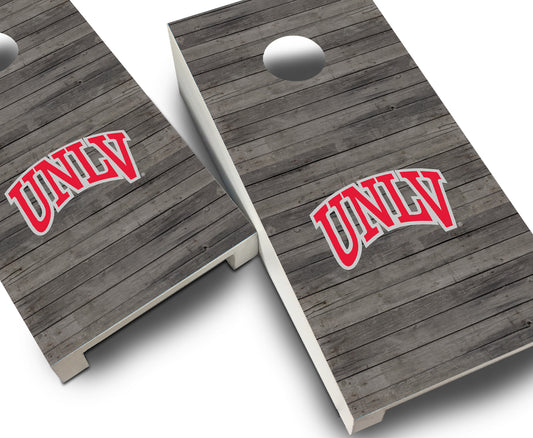 "UNLV Distressed" Tabletop Cornhole Boards