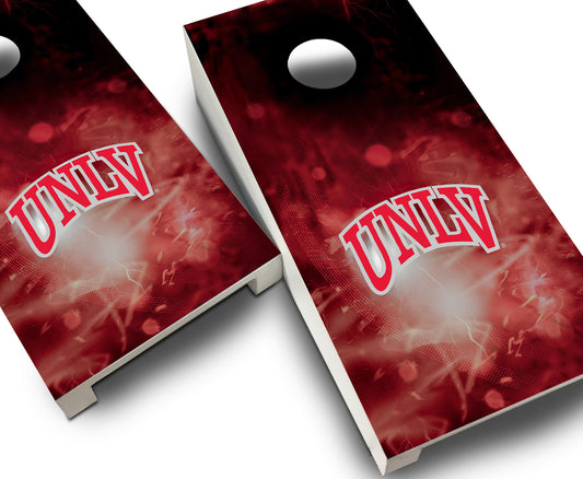 "UNLV Smoke" Tabletop Cornhole Boards