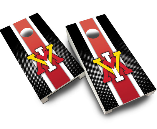 "VMI Striped" Tabletop Cornhole Boards