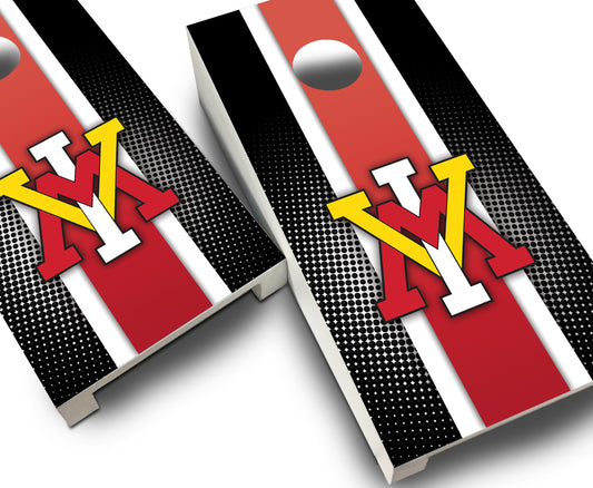 "VMI Striped" Tabletop Cornhole Boards