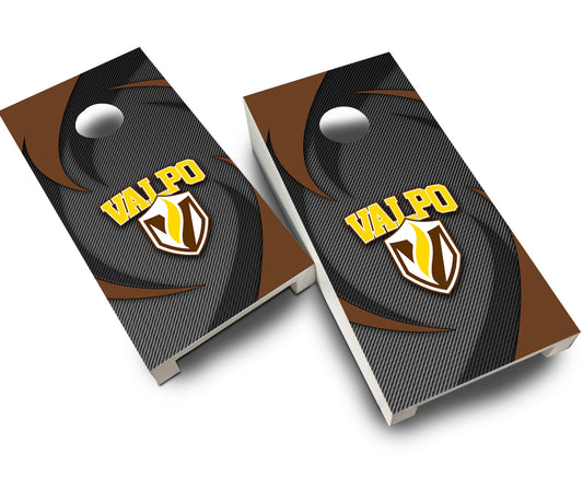 "Valparaiso Swoosh" Tabletop Cornhole Boards