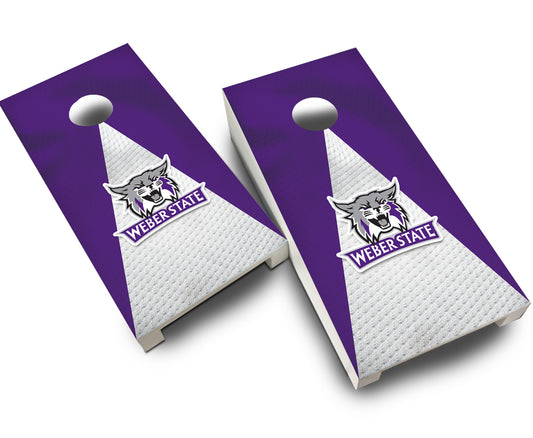 "Weber State Jersey" Tabletop Cornhole Boards