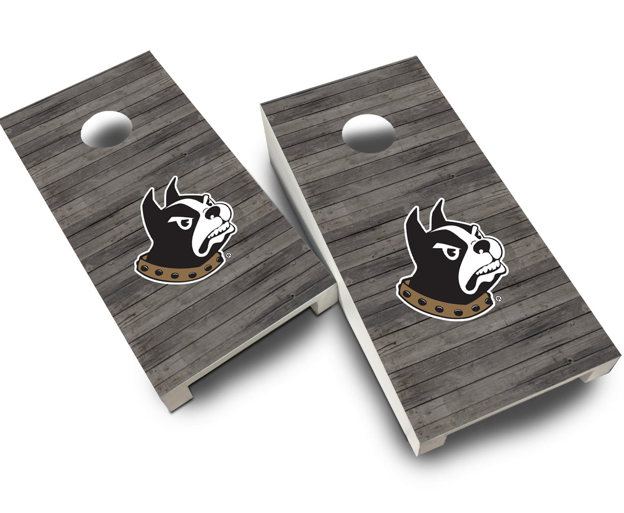 "Wofford Distressed" Tabletop Cornhole Boards