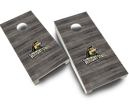 "Wright State Distressed" Tabletop Cornhole Boards