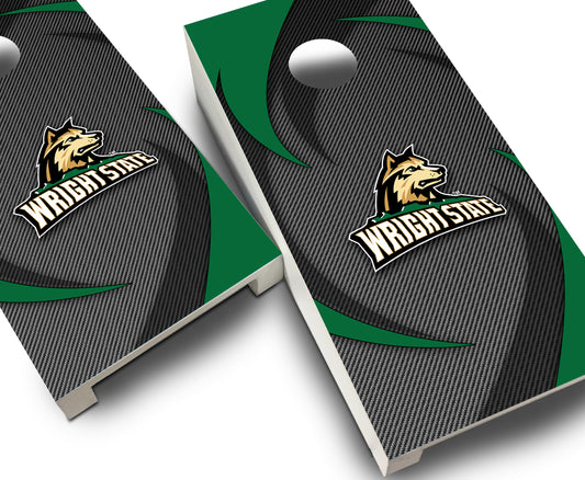 "Wright State Swoosh" Tabletop Cornhole Boards