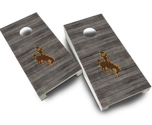 "Wyoming Distressed" Tabletop Cornhole Boards