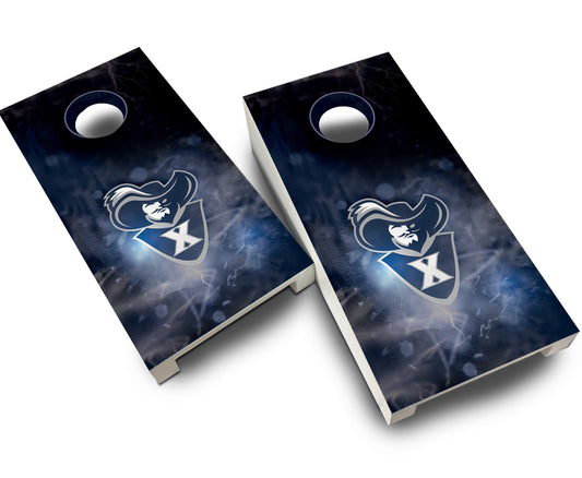 "Xavier Smoke" Tabletop Cornhole Boards