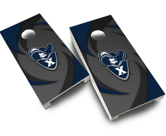 "Xavier Swoosh" Tabletop Cornhole Boards