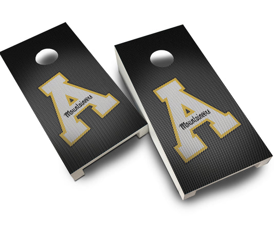 "App State Slanted" Tabletop Cornhole Boards