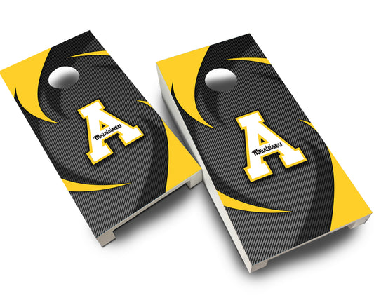 "App State Swoosh" Tabletop Cornhole Boards