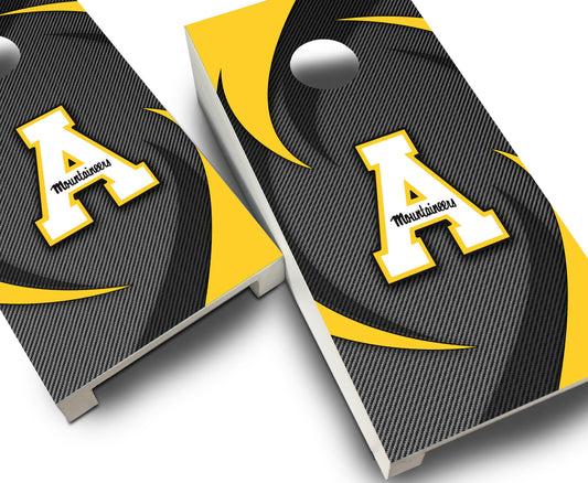 "App State Swoosh" Tabletop Cornhole Boards