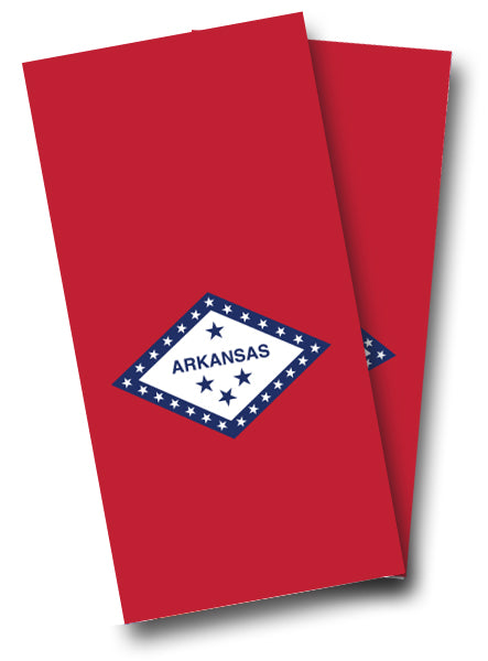 "Arkansas Flag" Cornhole Wrap