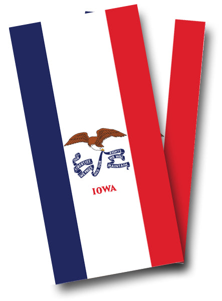 "Iowa Flag" Cornhole Wrap