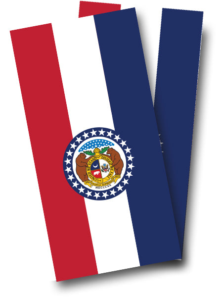 "Missouri Flag" Cornhole Wrap