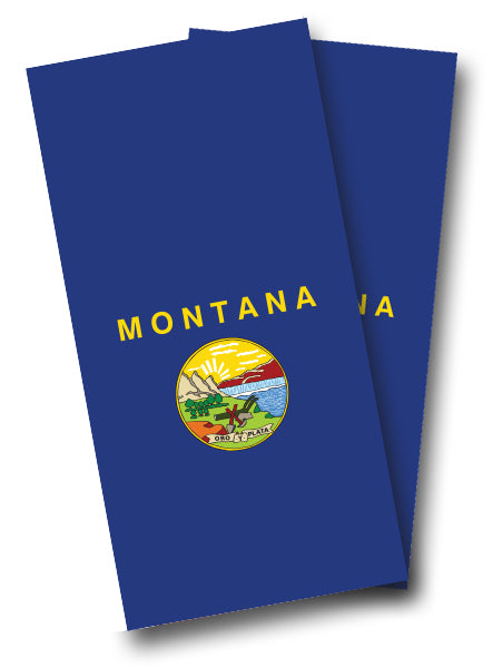 "Montana Flag" Cornhole Wrap