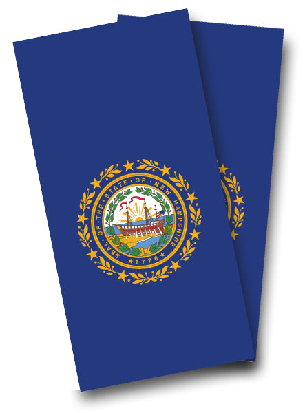 "New Hampshire Flag" Cornhole Wrap