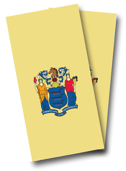"New Jersey Flag" Cornhole Wrap