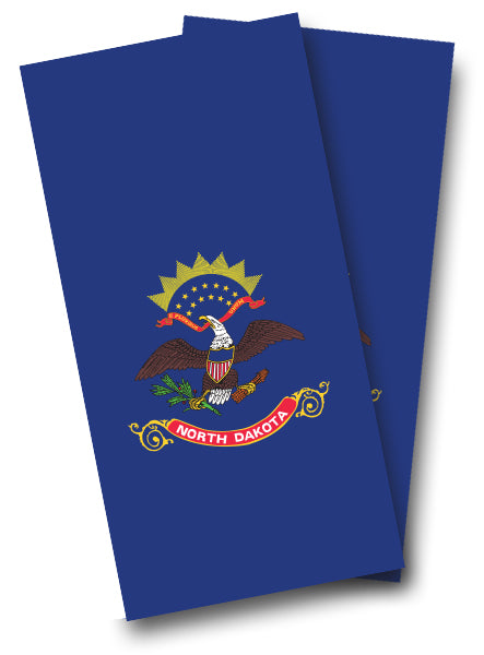 "North Dakota Flag" Cornhole Wrap