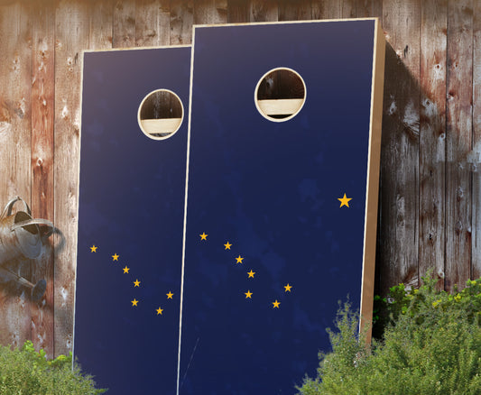 "Alaska Flag" Cornhole Boards