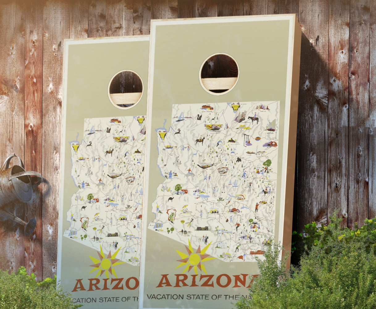 "Arizona Poster" Cornhole Boards