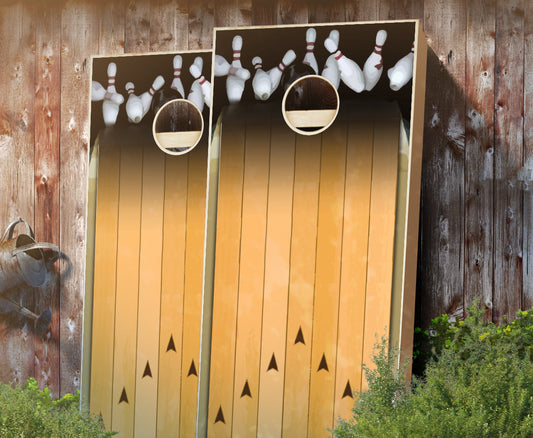 "Bowling Lane" Cornhole Boards