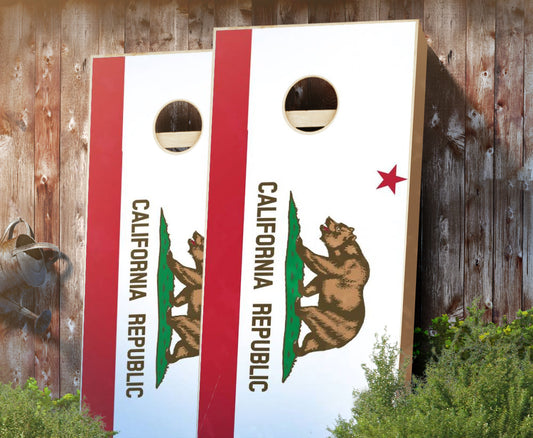 "California Flag" Cornhole Boards