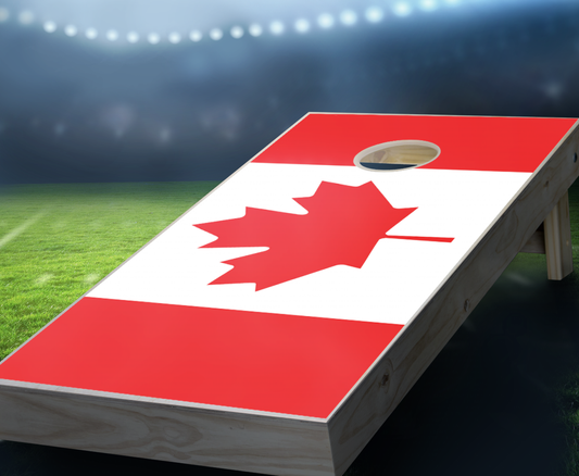 "Canada Flag" Cornhole Boards