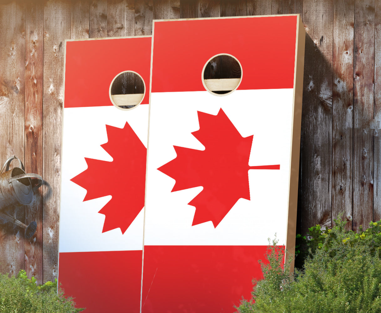 "Canada Flag" Cornhole Boards