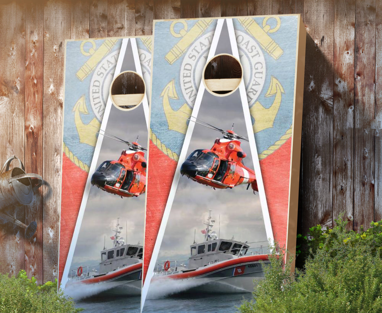 "Coast Guard" Cornhole Boards