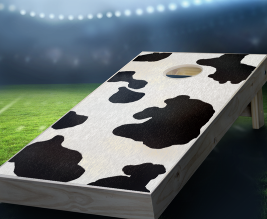 "Cowhide" Cornhole Boards