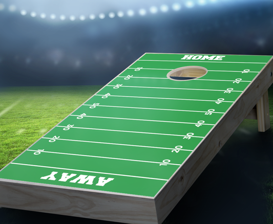 "Football Field" Cornhole Boards