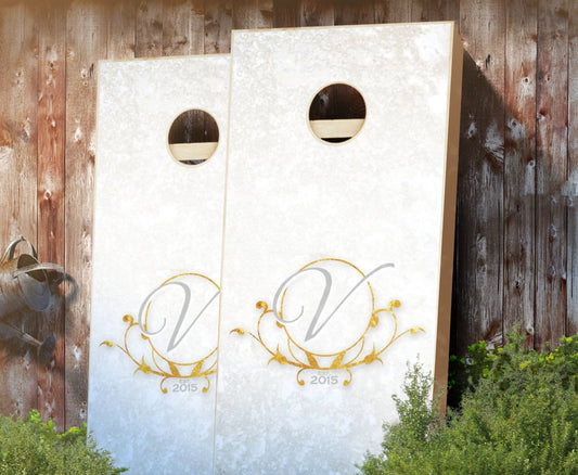 "Gold Leaf" Cornhole Boards