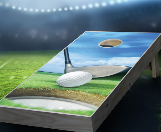 "Golf Putt" Cornhole Boards