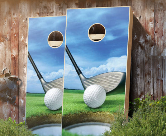 "Golf Putt" Cornhole Boards