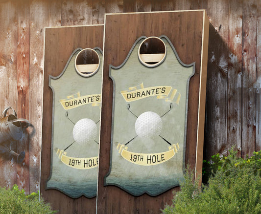 "Personalized Golf" Cornhole Boards